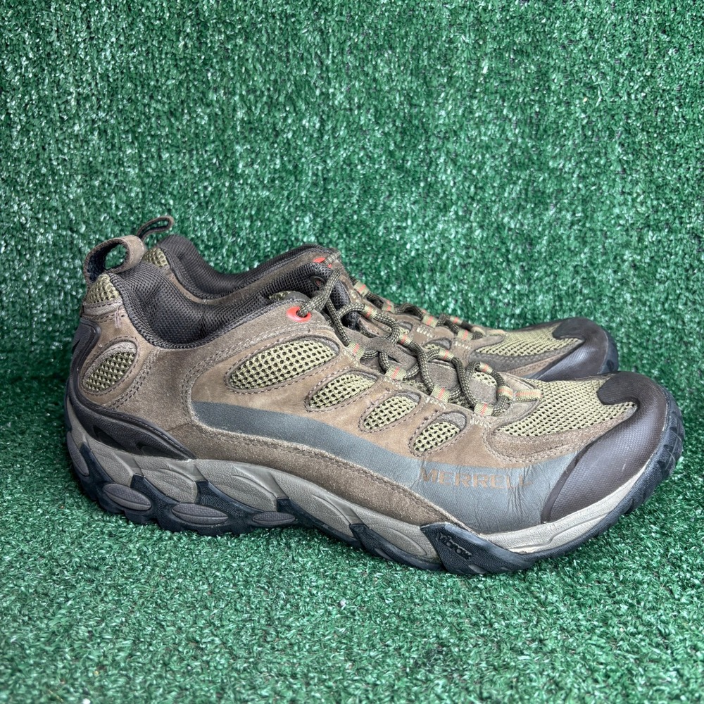Merrell Refuge Pro Ventilator Bracken J50991 Hiking Sneakers Brown Mens Size 13